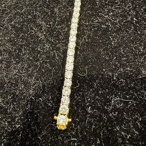 Tennis Bracelet Single Row 925 - 7.5"